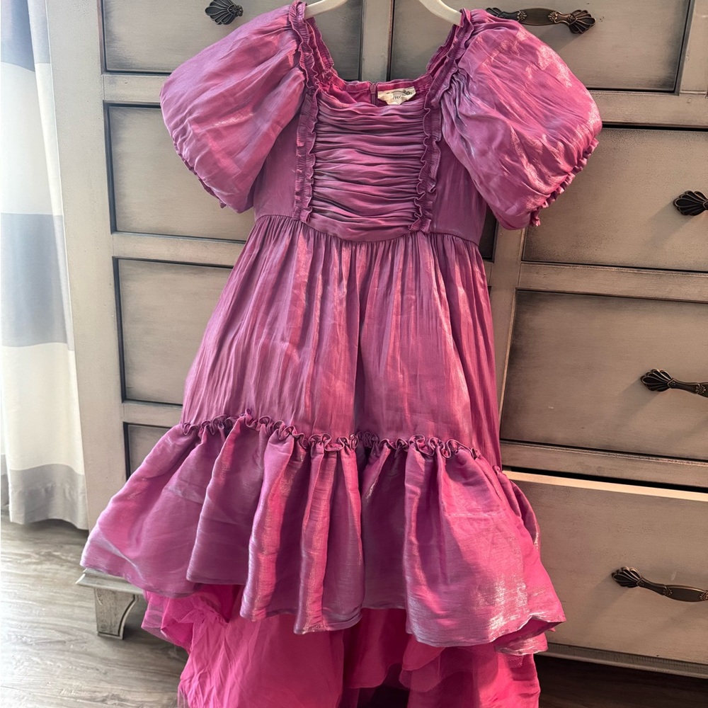 Joyfolie Girls Purple Iridescent Petticoat Dress -Sz. 12